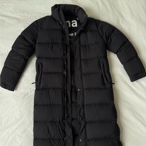 TNA The Super Puff Black Long Jacket